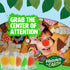 40 Count) Gummy Heaven & Earth Assorted Hand Crafted Fruit Jellies in Resealable Tray (Approx. | Dye Free | Natural