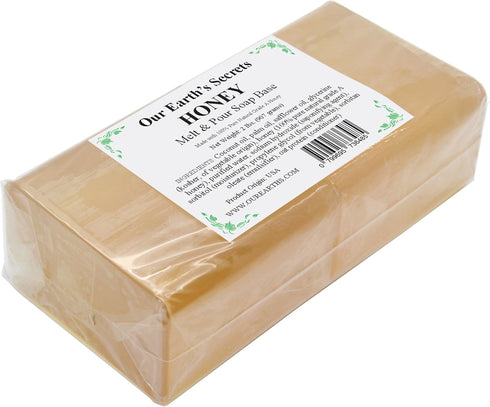 2 Honey - Pound Melt and Pour Soap Base - Our Earth's Secrets