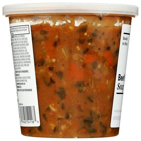 WHOLE FOODS MARKET KITCHENS 24 OZ Beef Barley Soup