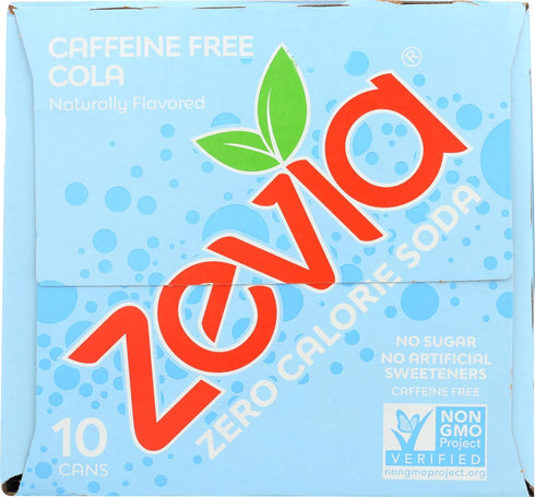 12 Oz (Pack 10) Zevia Caffeine Free Cola Fl