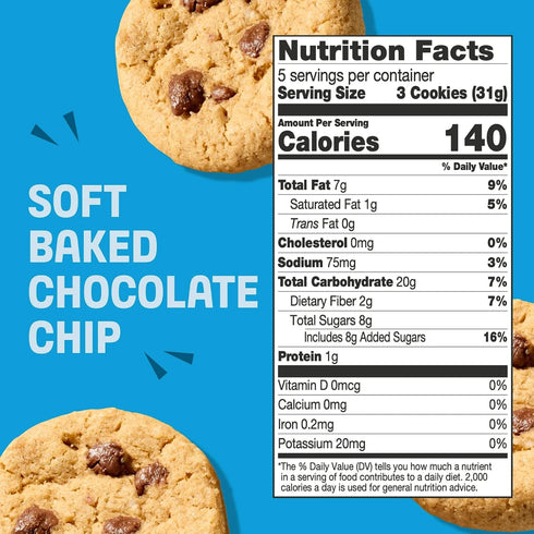 9 (1 Pack, 5.5oz Gluten Free Partake Soft Baked Chocolate Chip Cookies - Vegan - Free From the Top Allergens Including