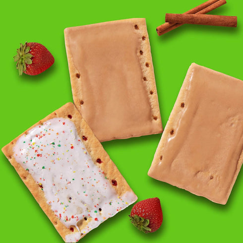 Kellogg's Pack, 86 oz (48 Count) Pop-Tarts Breakfast Toaster Pastries, Flavored Variety Frosted Brown Sugar Cinnamon