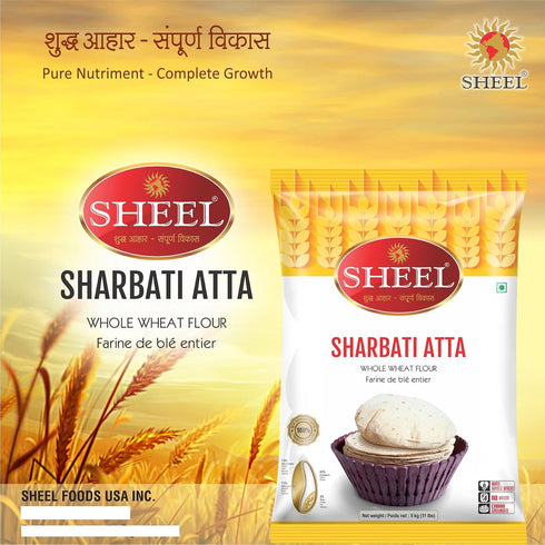 11 Lbs Sheel Sharbati Atta/Whole Wheat Flour
