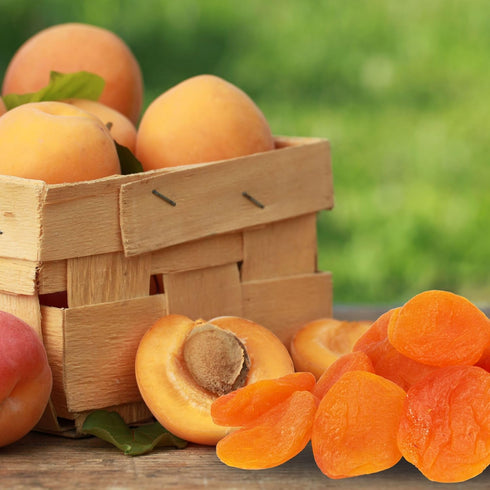2 Lbs California Dried Apricots by Its Delish, Bulk Bag | Fancy Apricot Dried Fruit | Naturally Sweet & Tangy Healthy