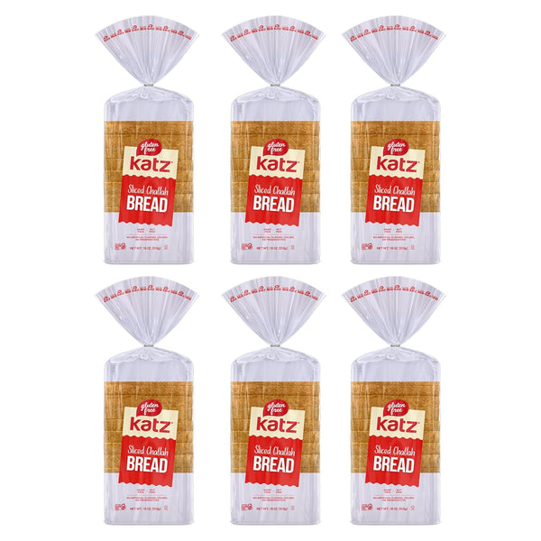 Katz Gluten Free Sliced Challah Bread | Dairy Free, Nut Free, Gluten