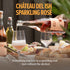 750 ml Chateau del ISH Sparkling Non Alcoholic Rose, Award Winning Non-Alcoholic Spirits, Gluten Free, Low Calorie