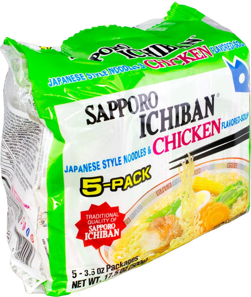 17.5 oz Sapporo Ichiban Chicken Flavored Noodle Soup