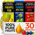 ZEARAW Healthy Fruit Snacks for Adults and Kids 30 Fruit Leather with