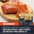 6oz 6 SeaBear Smoked Wild King Salmon Fillet Gift Box - Wild Alaska King Salmon Fillet, Shelf Stable, Ready to Eat