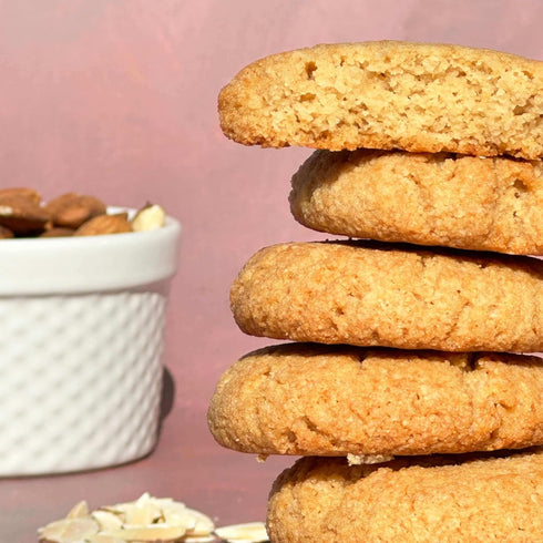 4.85OZ (Pack 1) Almond Cookies, Sugar Free, Dairy Free, Gluten Free, Low Carb, Low Calories, Flche Healthy Treats