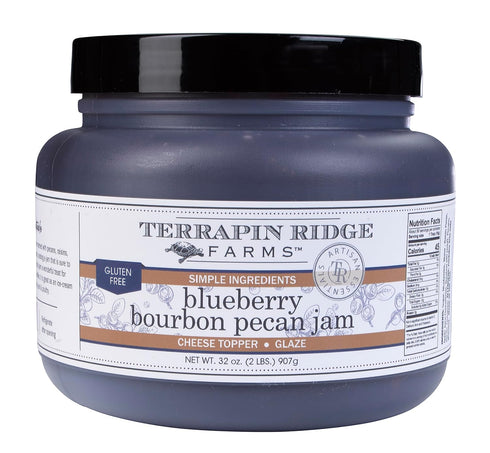 Terrapin Ridge Farms Blueberry Bourbon Pecan Jam - Sweet & Flavorful Jam
