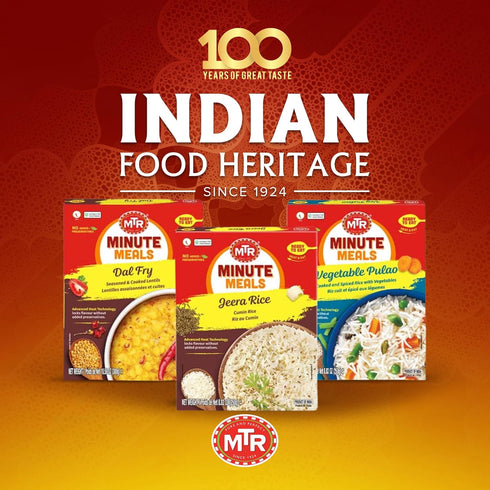 Packs (Pack 6) MTR Ready-To-Eat: Jeera Rice - Cumin Rice - Microwavable Rice for Instant Meals - Delicious & Nutritious
