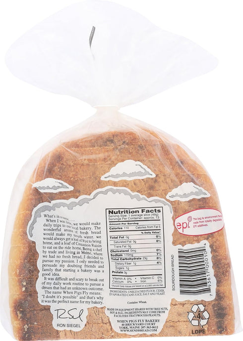 When Pigs Fly 20 OZ Sourdough Bread