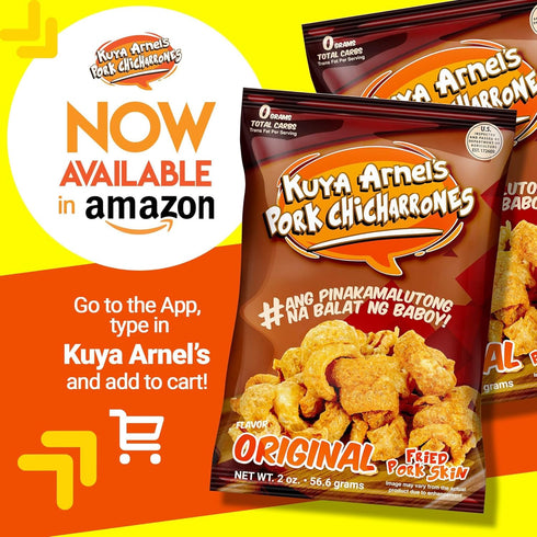Kuya Arnel's Crispy Pork Chicharrones Snack
