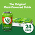V8 100% 11.5 OZ (Pack 24) Low Sodium Original Vegetable Juice, Vegetable Blend with Tomato Juice, FL Can