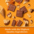 5.2 oz (6 GHIRARDELLI Milk Chocolate Caramel Waffle Cone Squares, Bags)