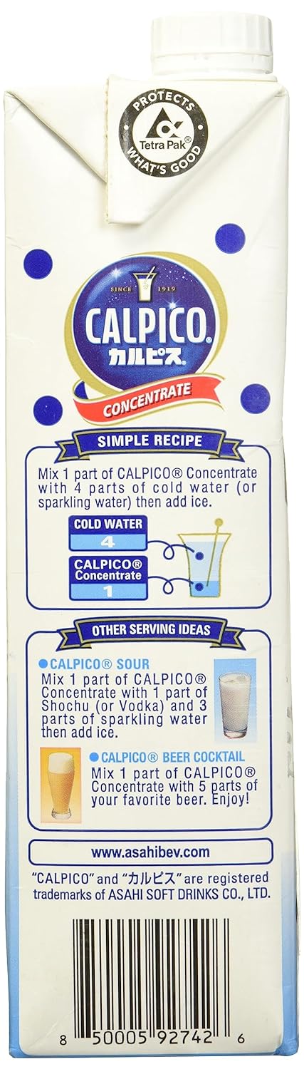(Pack 1) CALPICO Concentrate, Non-Carbonated Beverage Concentrate, Hint of Citrus Flavor, No Artificial Colors