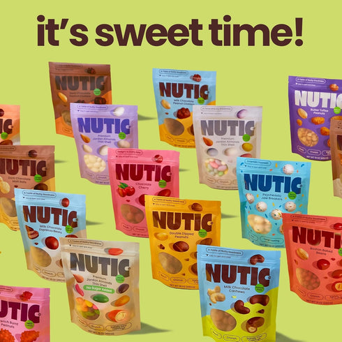 1LB, (Pack 1) Nutic Milk Chocolate Covered Cashews - Creamy Delights for Snacking & Gifting, Irresistible