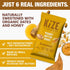 7g (10 Count) KiZE Energy Bars - Peanut Butter Honey - Gluten Free, Dairy Free, Non-GMO, and High Protein Meal