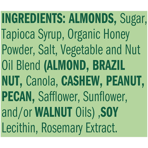 (1-Pack), 5.5oz Emerald Nuts Honey Glazed Almonds Resealable Bag, Kosher Dairy Certified, Non-GMO, Contains No
