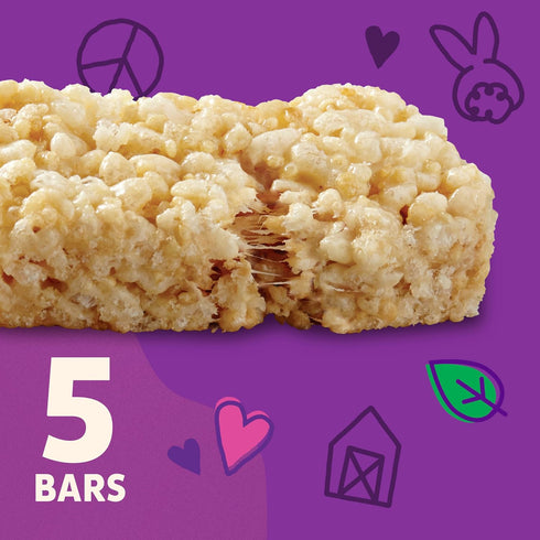 3.9 oz, 5 Annie's Organic Original Crispy Snack Bars, Gluten Free, ct.