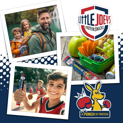 12 Count Little Joeys Original Beef Snack Sticks Box High Protein Meat Snacks for Adults & Kids Keto Friendly, Low