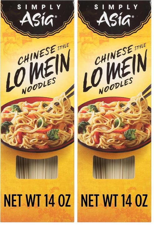 Simply Asia Chinese Style Lo Mein Noodles, 14 oz (Pack of 2)