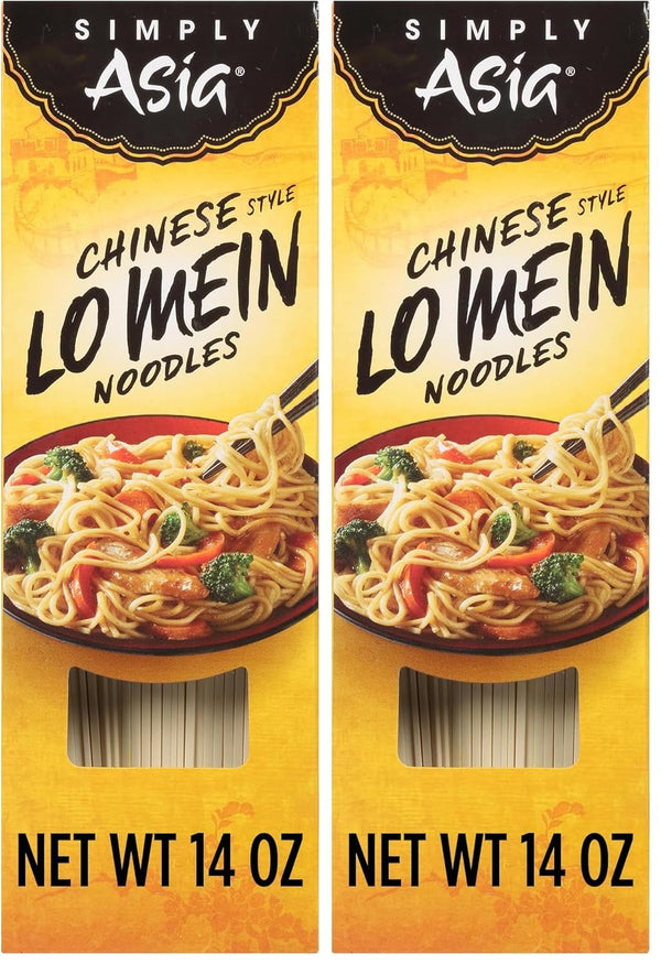 Simply Asia Chinese Style Lo Mein Noodles, 14 oz (Pack of 2)