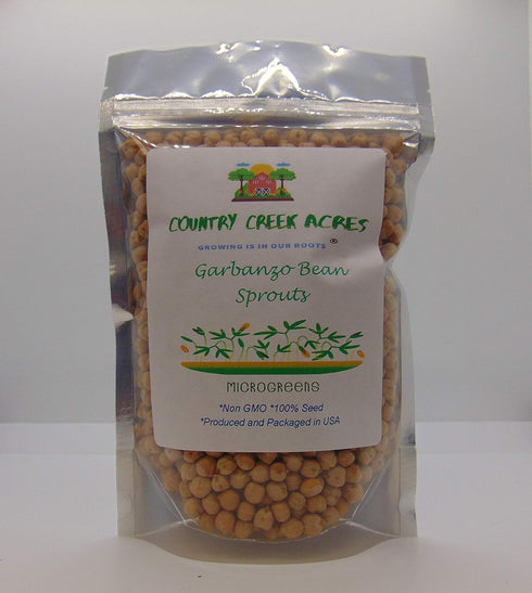 Garbanzo Bean Microgreen 8 OUNCES OF GARBANZO BEAN SEEDS FOR SPROUTING