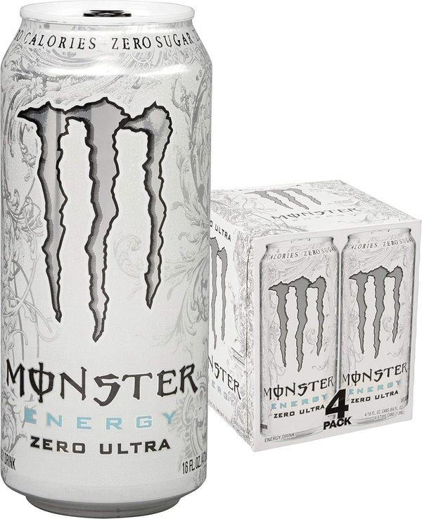 Monster Energy, Zero Ultra, 16 fl oz, 4 Pack