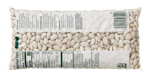 16 Oz (Pack 3) Amazon Fresh, Great Northern Beans, Whole