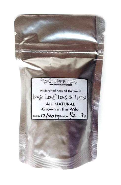 Reiki Charged Red Rose Petals Rosa Centifolia Wildcrafted Loose Leaf Dried Flower, 0.25 oz Bag Small Sample Tea