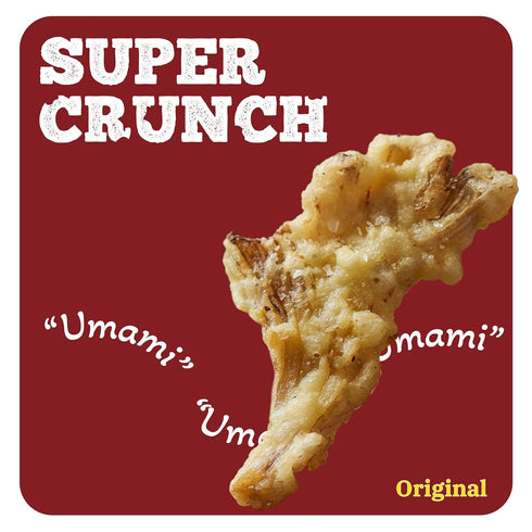 1.41oz (6 Pack) BITETUOSO Tempura Mushroom Chips, Tempura-Style Mushroom Snack, Ready-to-Eat Crispy Oyster Mushrooms