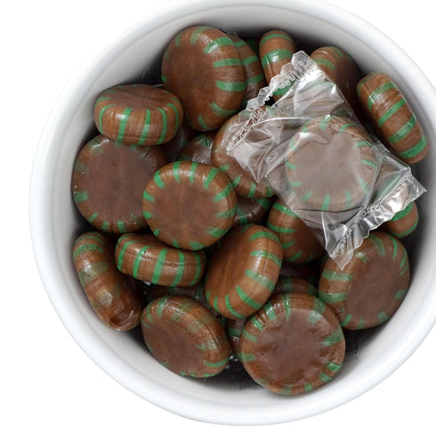 1 75 Chocolate Starlight Mints Candy, Pound Bulk Candy (Approx. pcs.), Individually Wrapped Choco Starlights