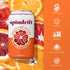 12 Pack 8 Spindrift Sparkling Seltzer Water, Blood Orange Tangerine Flavored, Made with Real Squeezed Fruit, Fluid