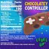 2.46 Chocolatey Video Game Controller, Easter Basket Stuffer Candy Gift for Gamers, Ounces