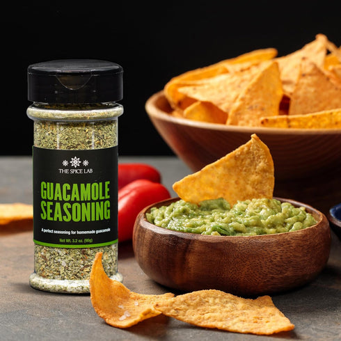 The Spice Lab Guacamole Mix Seasoning for Avocado, Shaker Jar, All Natural and Keto Friendly