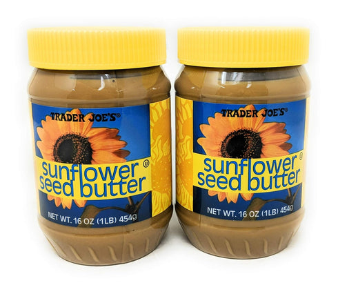 Trader Joe's Sunflower Seed Butter 16oz (454g), 2 Pack