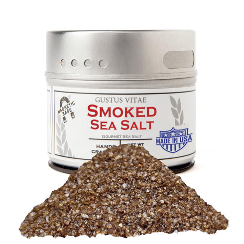Natural Smoked Sea Salt | Non GMO Verified | Magnetic Tin |