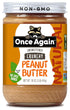Once Again Natural, Crunchy Peanut Butter, 16oz - Salt Free, Unsweetened -