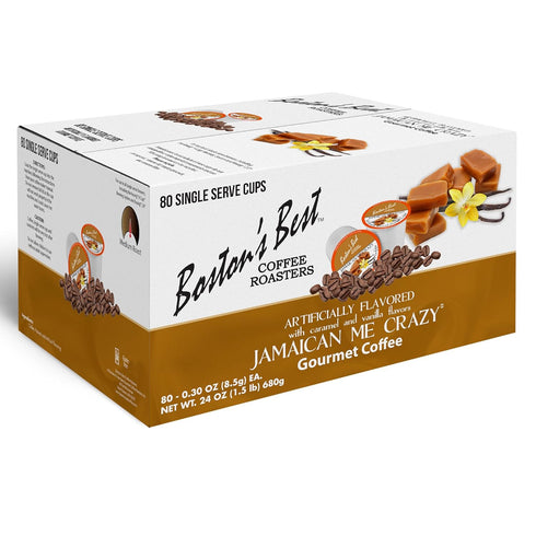 Bostons Best - Jamaican Me Crazy Flavored Delicious Gourmet Coffee, 1 Count