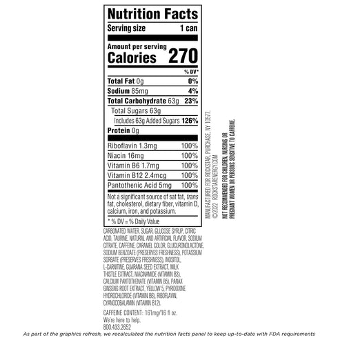 16 Oz (Pack 12) Packaging Rockstar Energy Drink, Throwback Edition: O.G., Fl of - May Vary
