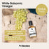 8.45 oz 250 ml Neolea White Greek Balsamic Vinegar from Greece - American Oak w/Aged Vanilla & Honey Notes - Adds a