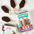 4 Count GOODPOP - Dairy Free Fudge N' Vanilla Crunch Bars - Non-GMO, Gluten Free