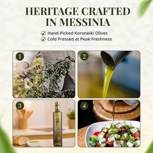 Makaria Terra 2025 2024/25 (500ml) , Greek Extra Virgin Olive Oil, NY International Olive Oil competition Gold Award!