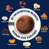 50 10 Mushroom Hot Chocolate for Calm, Servings Cocoa Powder | Mushrooms Supplements with Magnesium Glycinate
