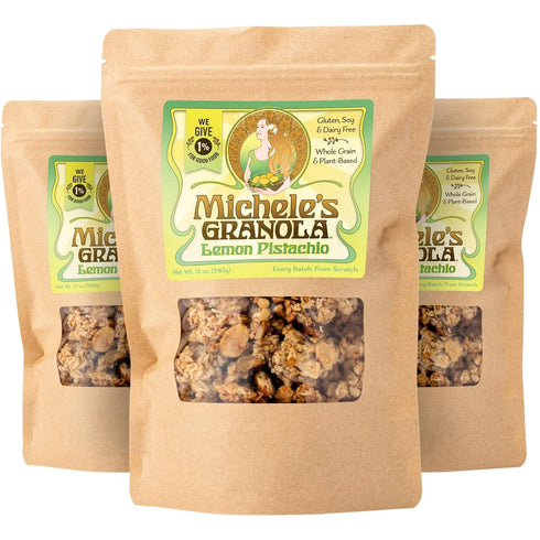 Michele's Granola Lemon Pistachio, Pack of 3