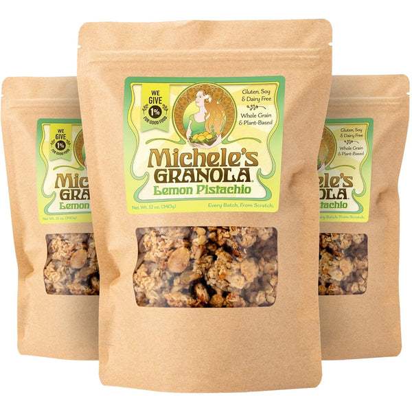 Michele's Granola Lemon Pistachio, Pack of 3