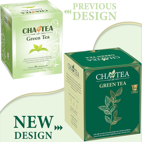Cha4TEA 36-Count Green Tea Pods for Keurig