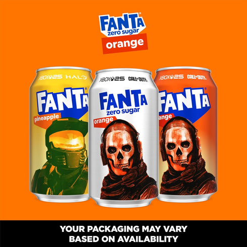 12 OZ X12 FANTA ZERO ORANGE LOW CALORIES CAN FL